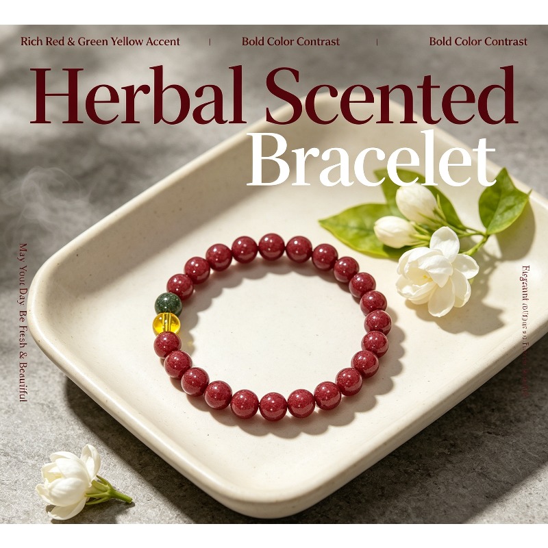 Mithra Lady Jasmine Tea Scented Perfume Bead Bracelet