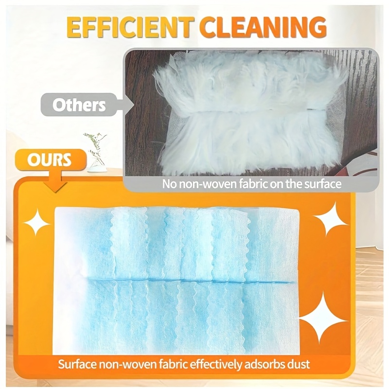 Set de 21 piese (20 cârpe de praf albastre + 1 mâner) Mătură de praf electrostatică de unică folosință, un must-have pentru curățarea casei și a mașinii, mobilă, tastatură și mătură de praf pentru mașină cu capete de schimb, o unealtă de curățare multifuncțională.