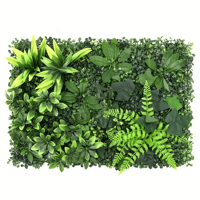 Simulated Plant Artificial Turf Indoor Outdoor Decoration Fake Greenery Backdrop Board