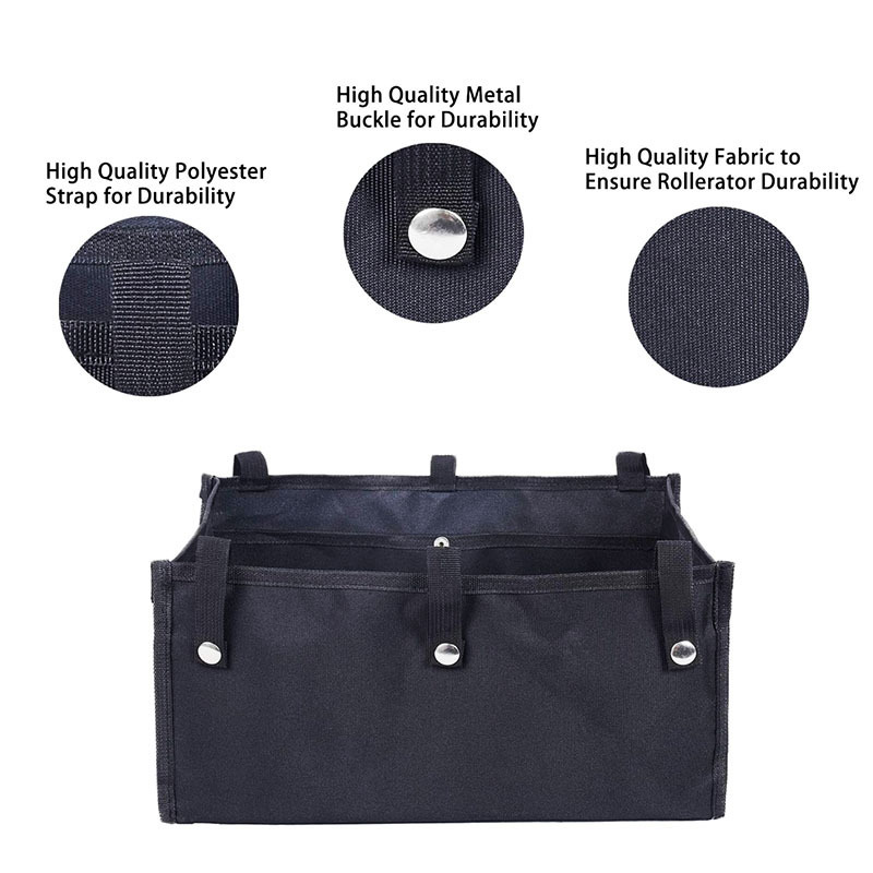 1 large rollator walker basket four wheel rollator walker basket under seat roller bag reusable basket suitable for women men and the elderly Product details 4