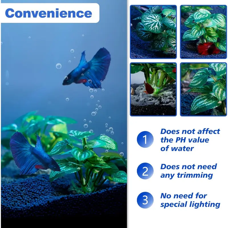 3pcs aquarium plants fish tank decorations betta leaf pad - Temu Kuwait 3pcs aquarium plants fish tank decorations betta leaf pad - Temu Kuwait