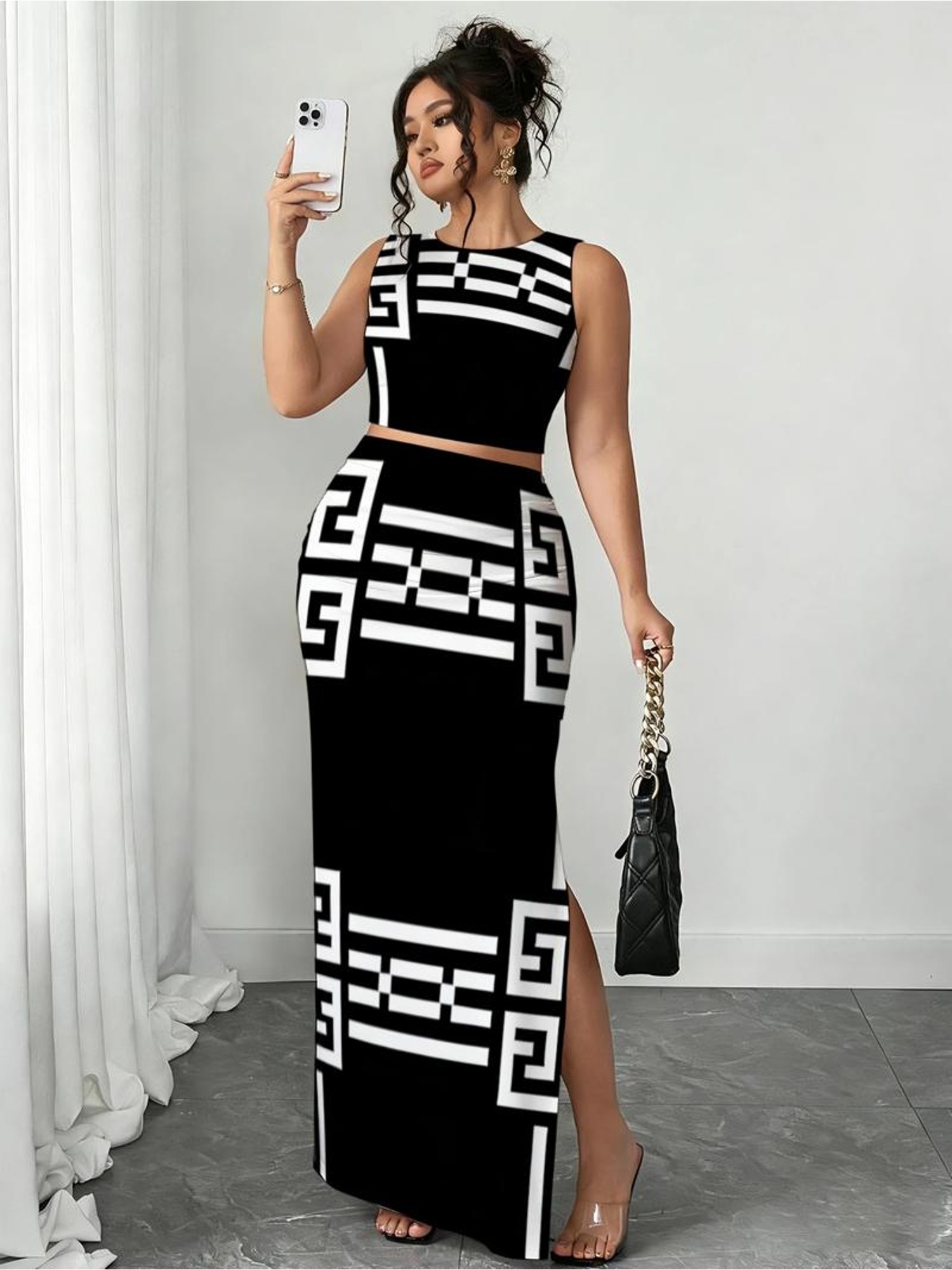 long tight fitted maxi dresses Long Sleeve Knit Cami Maxi Dress Women Skin Tight Elegant Club Party F