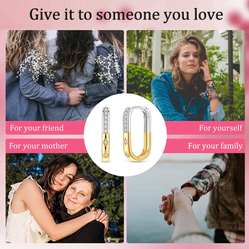 Women's S925 Minimalist Hypoallergenic Hoop Earrings