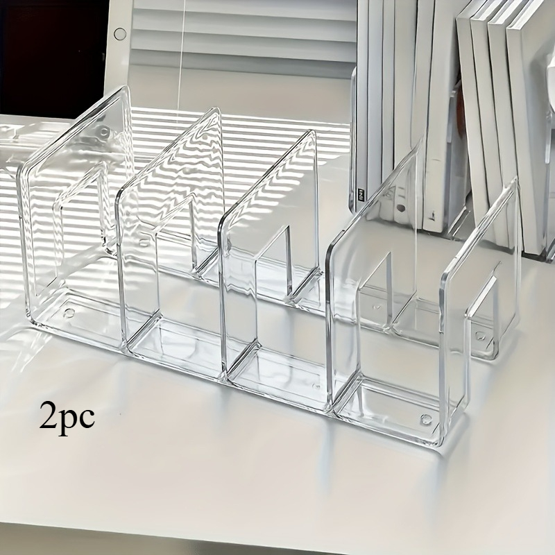 TEMU 2er-Set Transparente Acryl Handtaschen Aufbewahrungsbox - Platzsparende Schrankteiler, Geeignet für und Geldbörsen, Multifunktionales Klarsicht