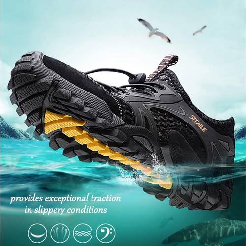hiking water shoes for men women quick dry barefoot river shoes for pool beach fishing water hiking sandals