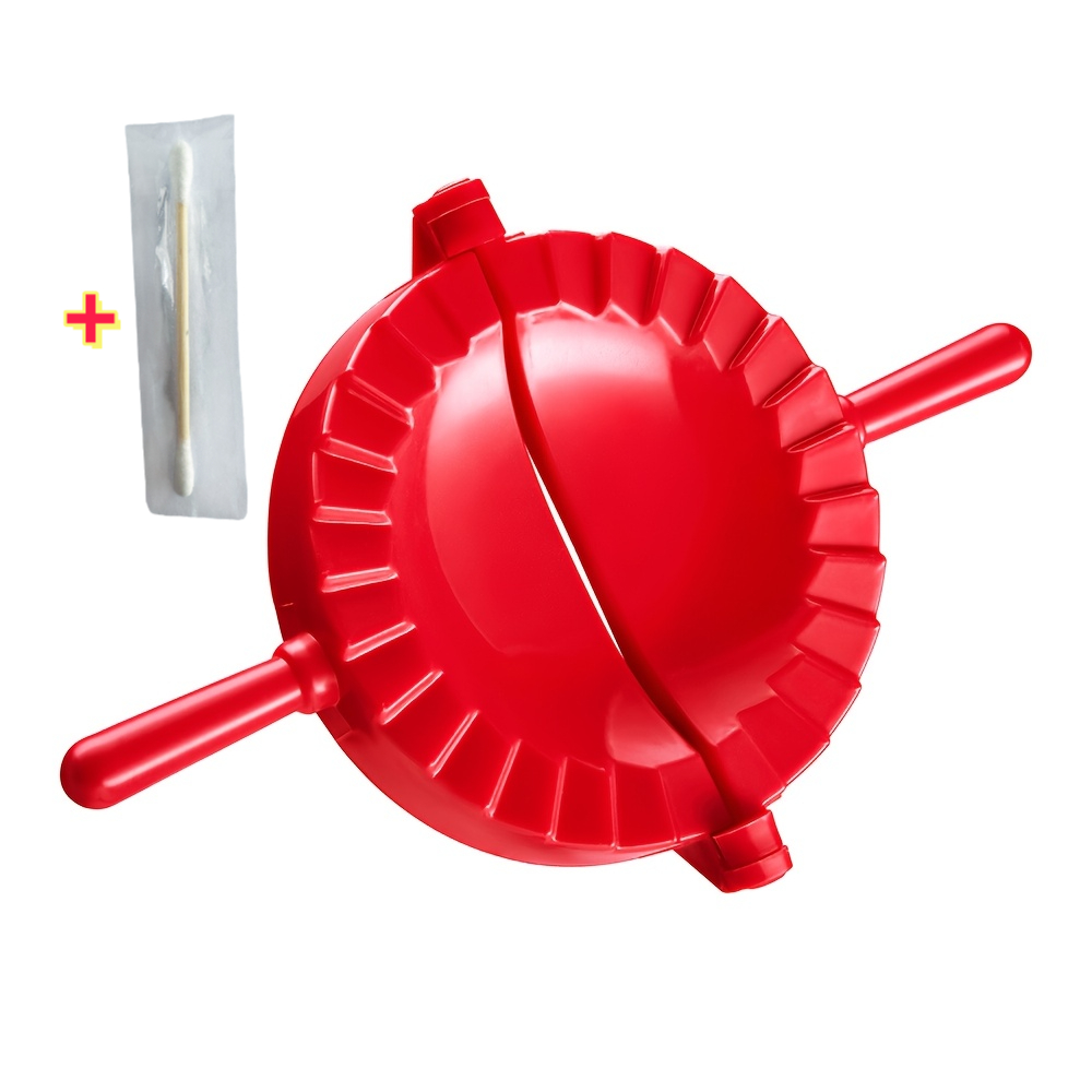 TEMU 1 Press-type Dumpling Molding Mold+1pc Cleaning Rod Dumpling . Tool Allows For Easy Pressing And Shaping Of Dumplings, Making It Very Suitable