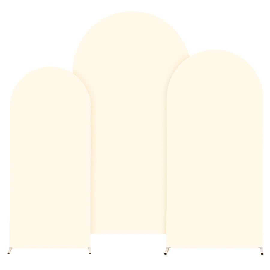 TEMU 3pcs Souelyire Wedding Arch Cover Decorations - Stretchable Wrinkle-resistant No-iron Arch Canopy Suitable For Wedding Ceremonies, Gender