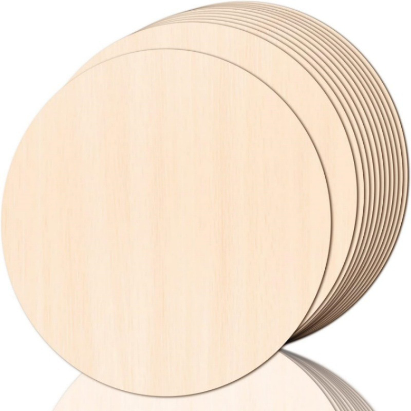 

12-inch Unfinished Wood Circles For Crafts - Diy Projects, Door Hangers & Pyrography