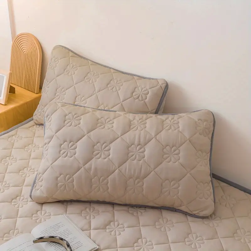 2 pack high quality pillowcases breathable pillow protectors machine washable durable decorative bedding covers for use 6 colors no insert Product details 3