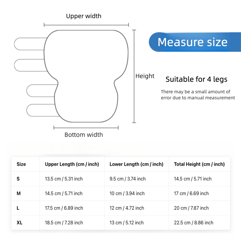 2pcs Adjustable Pet Leg Sleeves for Dogs, Soft Breathable Covers