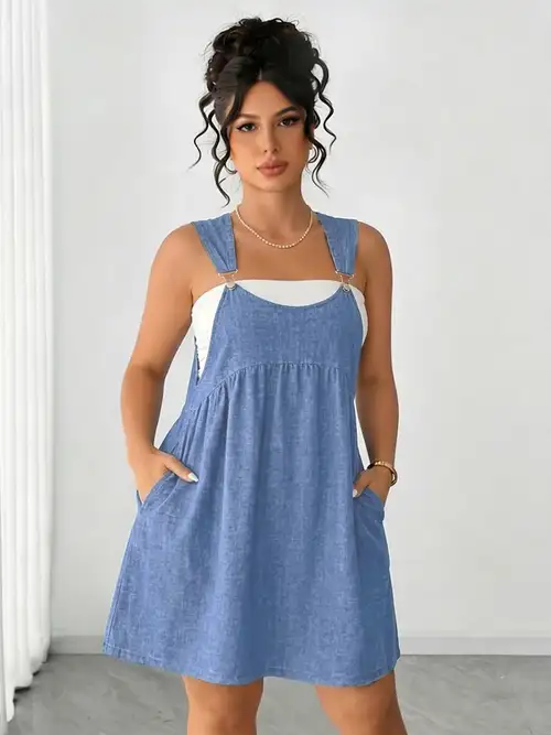 short sleeve midi dress casual PRETTYGARDEN Women's Casual Midi Dresses Square Neck Short Sleeve Smoc