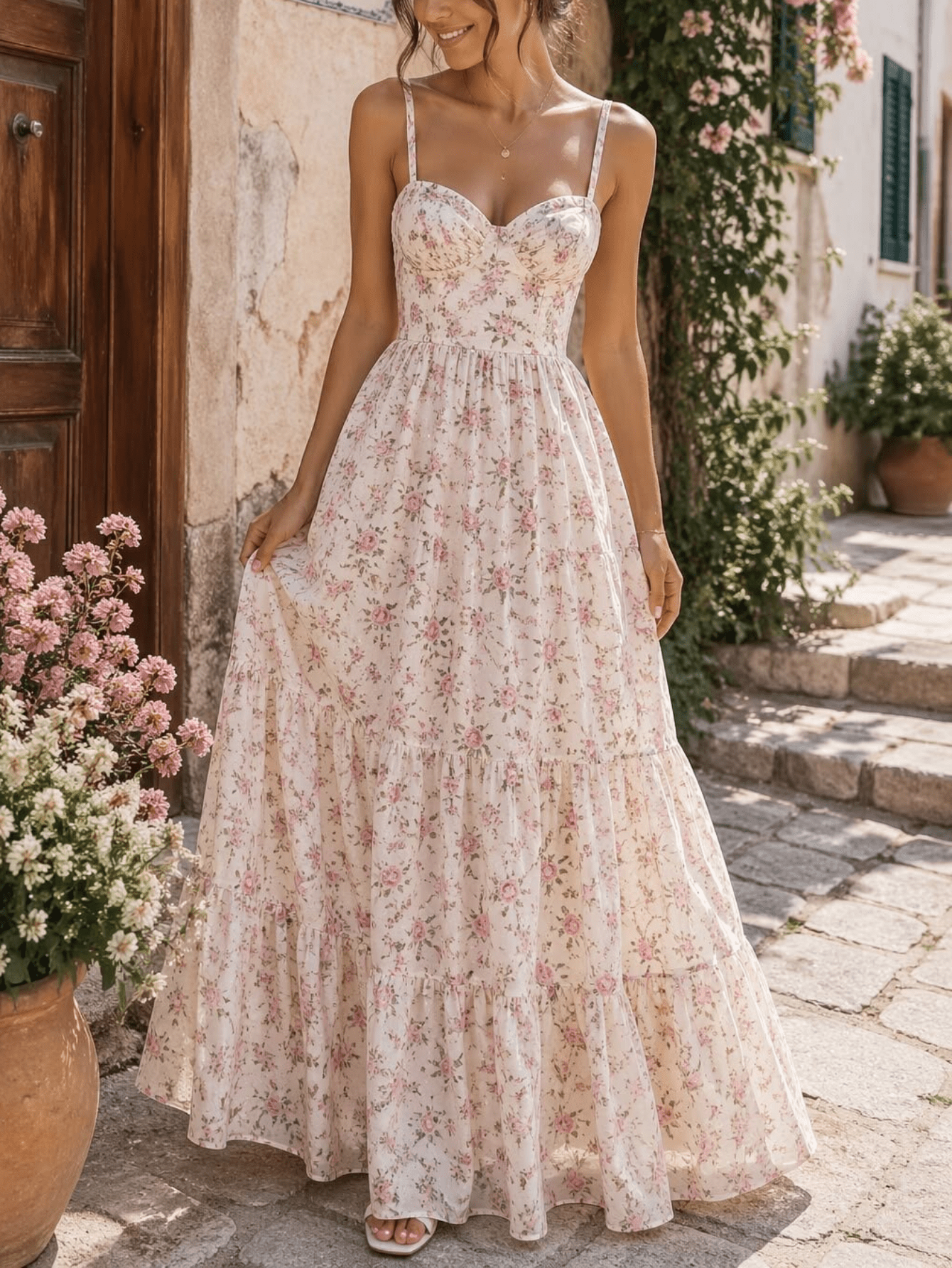 ditsy floral dress sold on Temu United States