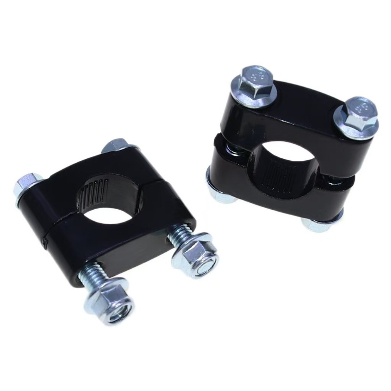 TEMU 1 Pair Of 22mm 7/8 Inch Handlebar Riser Mounting Clips, Suitable For Most Motorcycles Atv 50cc 70cc 90cc 110cc 125cc 250cc Motorcycle Steering