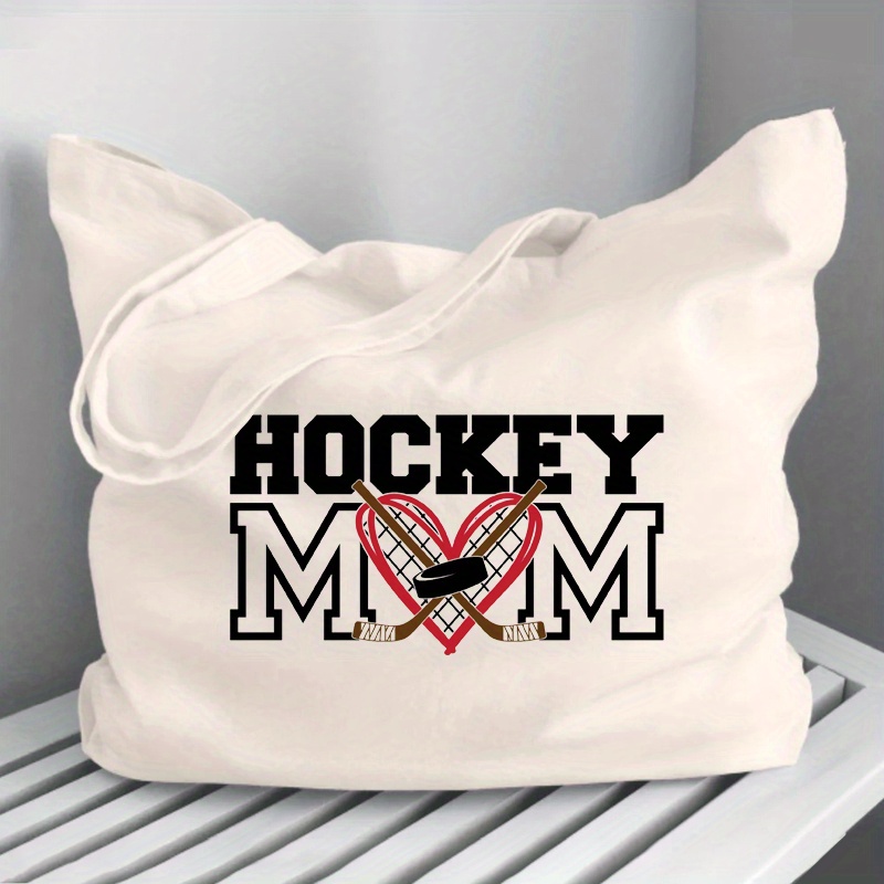 customized hockey mom tote bag yarn pulling not a Temu Spain