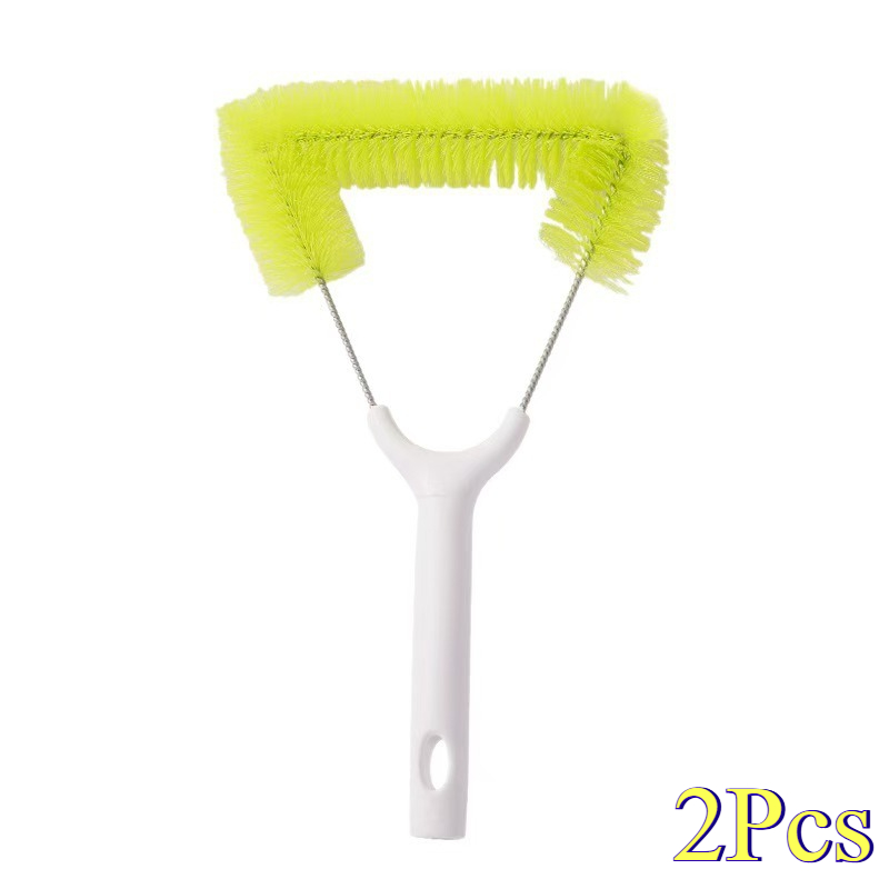 TEMU Juego de 2 cepillos de limpieza para mallas de ventana, cepillo para malla de diamante lavable sin desmontar, herramienta de limpieza para
