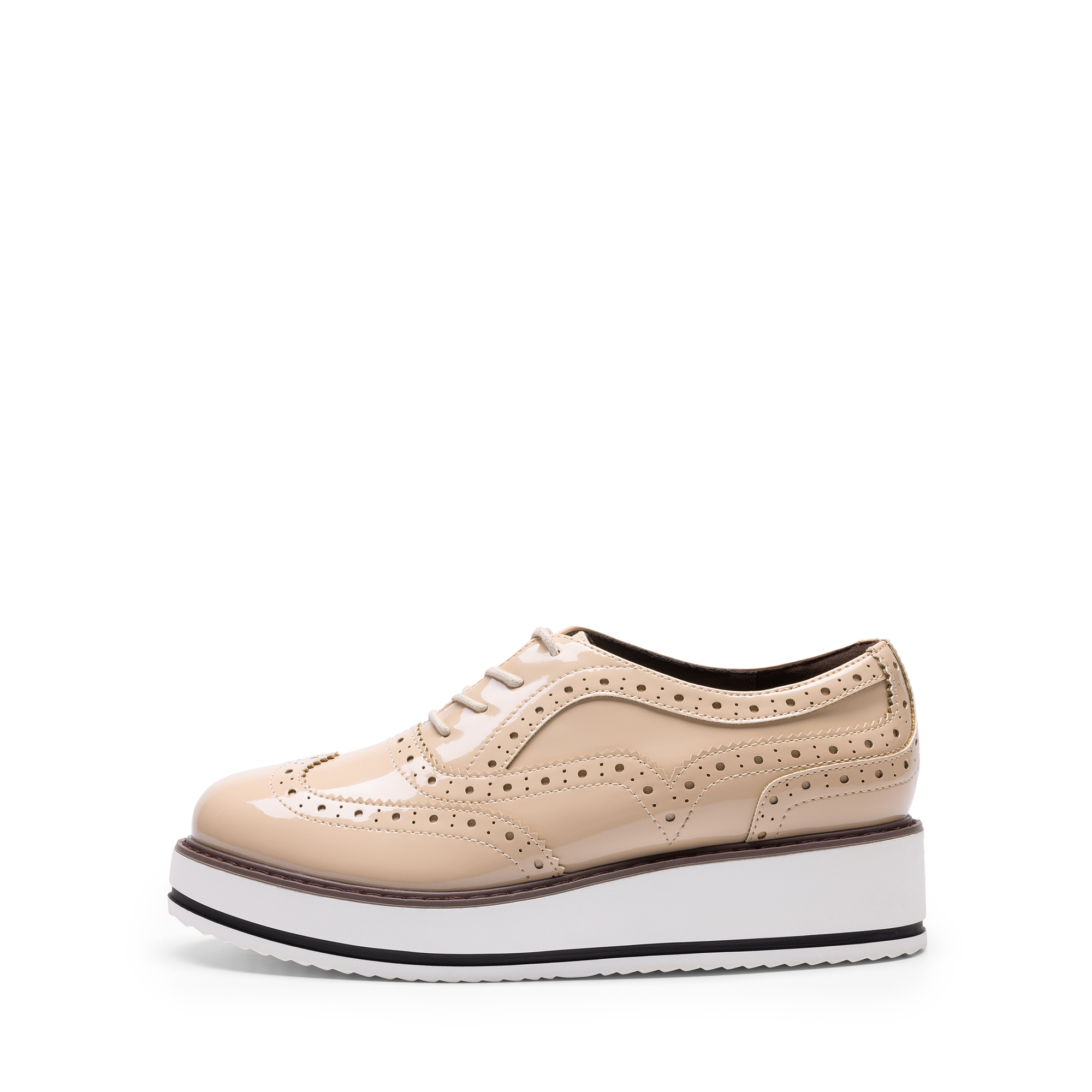 Fashion Casual Lace-up Wingtips Shoes Image 7