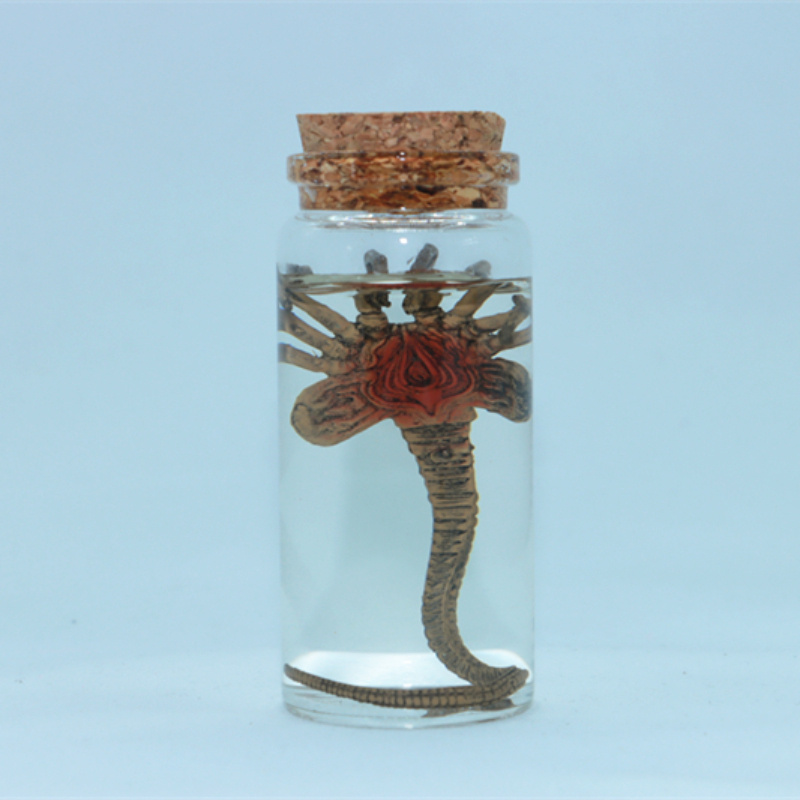 

1pc Facehugger Replica In Jar - Decorative Movie Statue For Display, No Required,