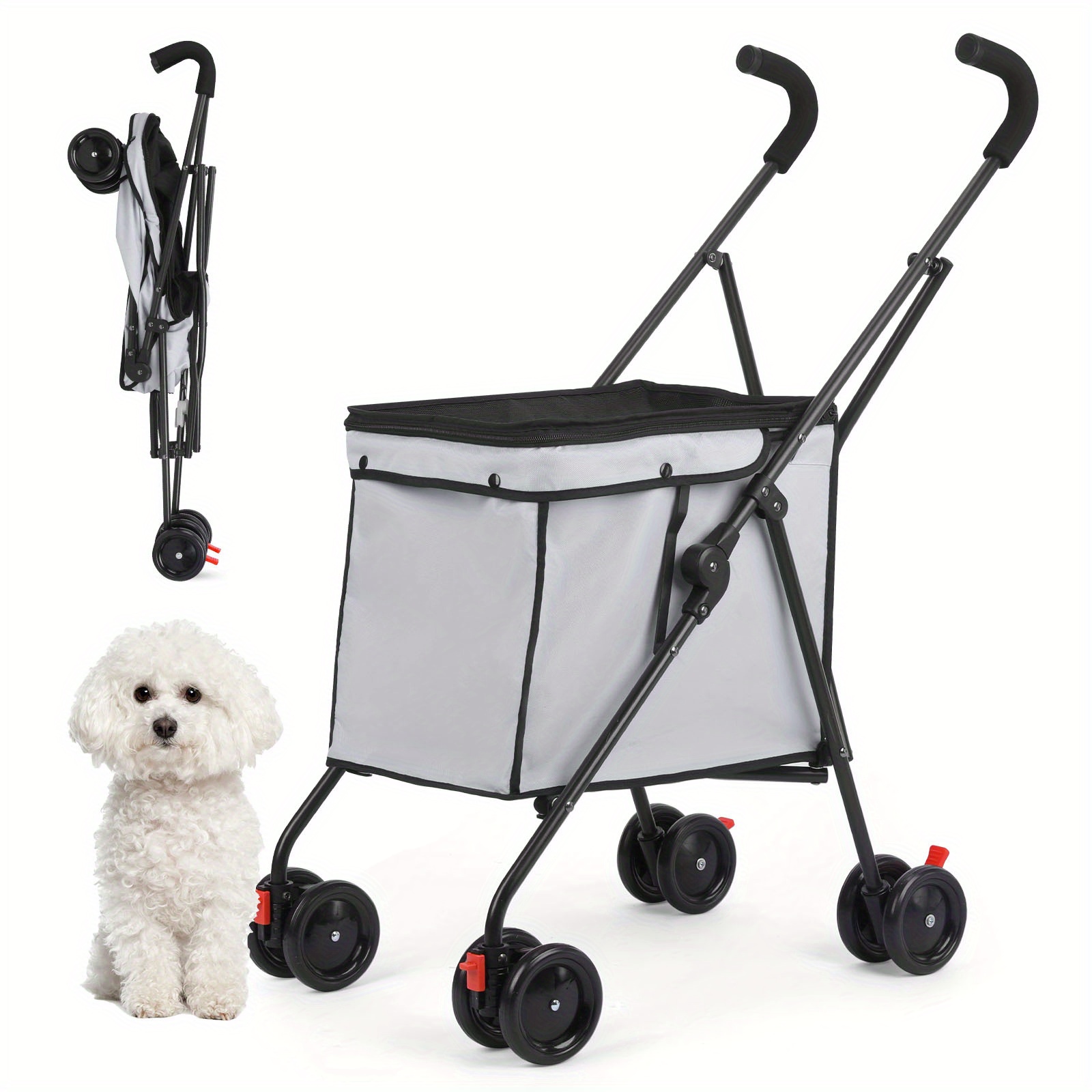Original Patent Multi-Functional Folding Storage Cart for Pets