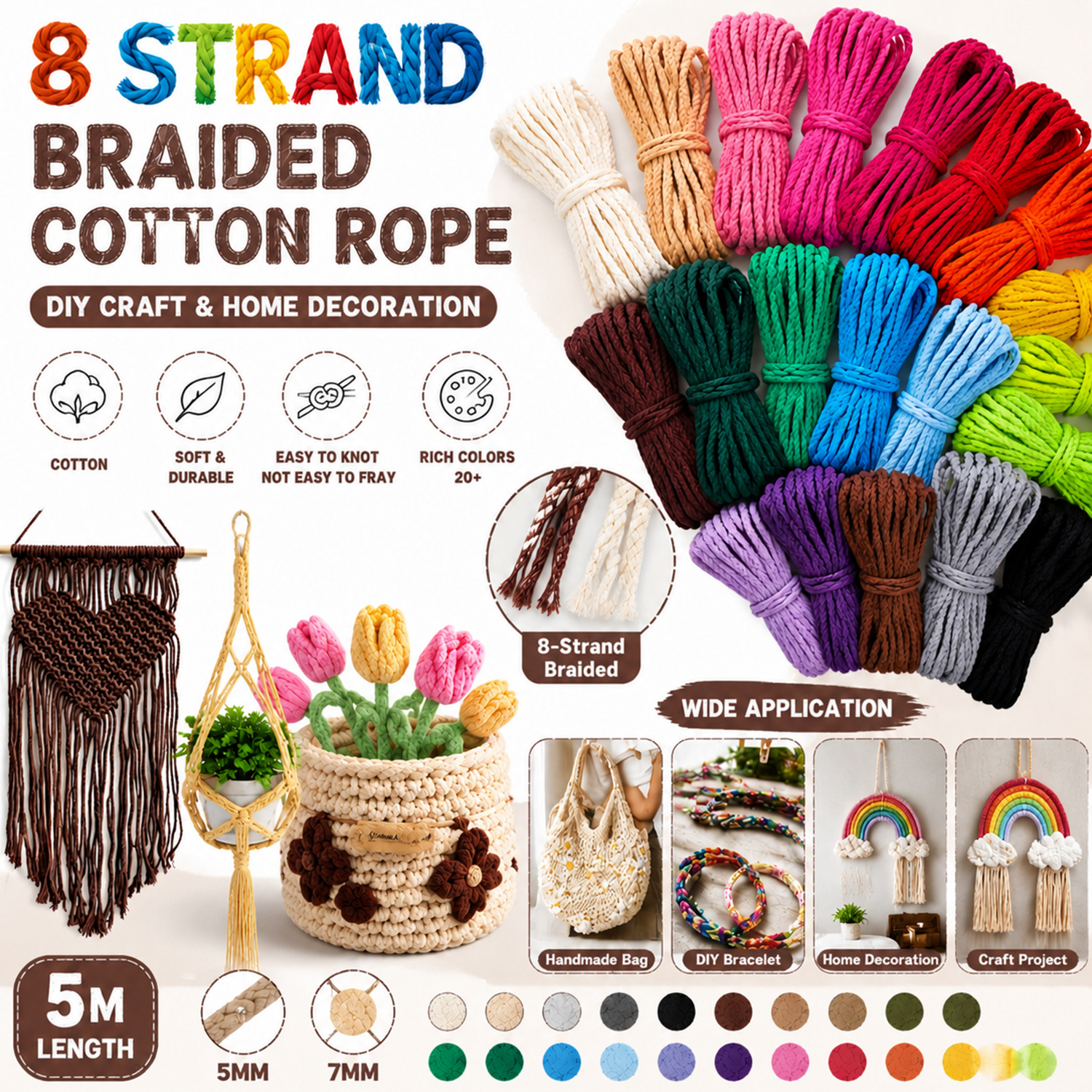 cotton rope cord sold on Temu Australia