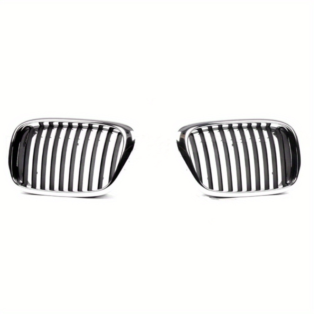 TEMU Plated Color Outer Frame   Black Rod, Suitable For E39 Front Bumper Grille Air Intake, Engine Hood, Sold Individually Or As A Pair, Part Numbers