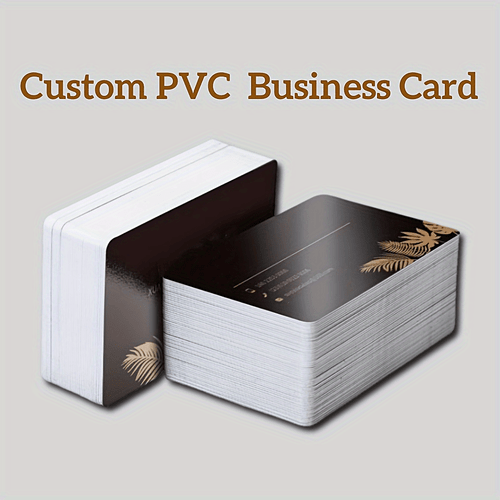 custom pvc business cards double sided matte end ideal for restaurants online retail small businesses business cards
