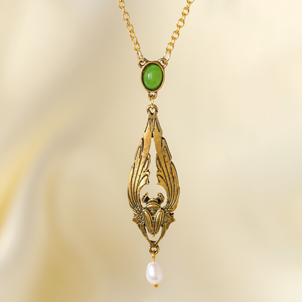 TEMU Collier pendentif pour femme avec motif de en , style vintage vieilli, incrusté de synthétique, pour , les vacances et les tenues décontractées,