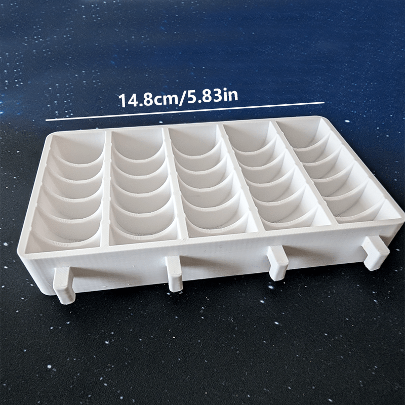TEMU Plateau de rangement pour 30 bobines de fil, support de rangement, organisateur de bobines de fil à panneau perforé compatible avec un panneau