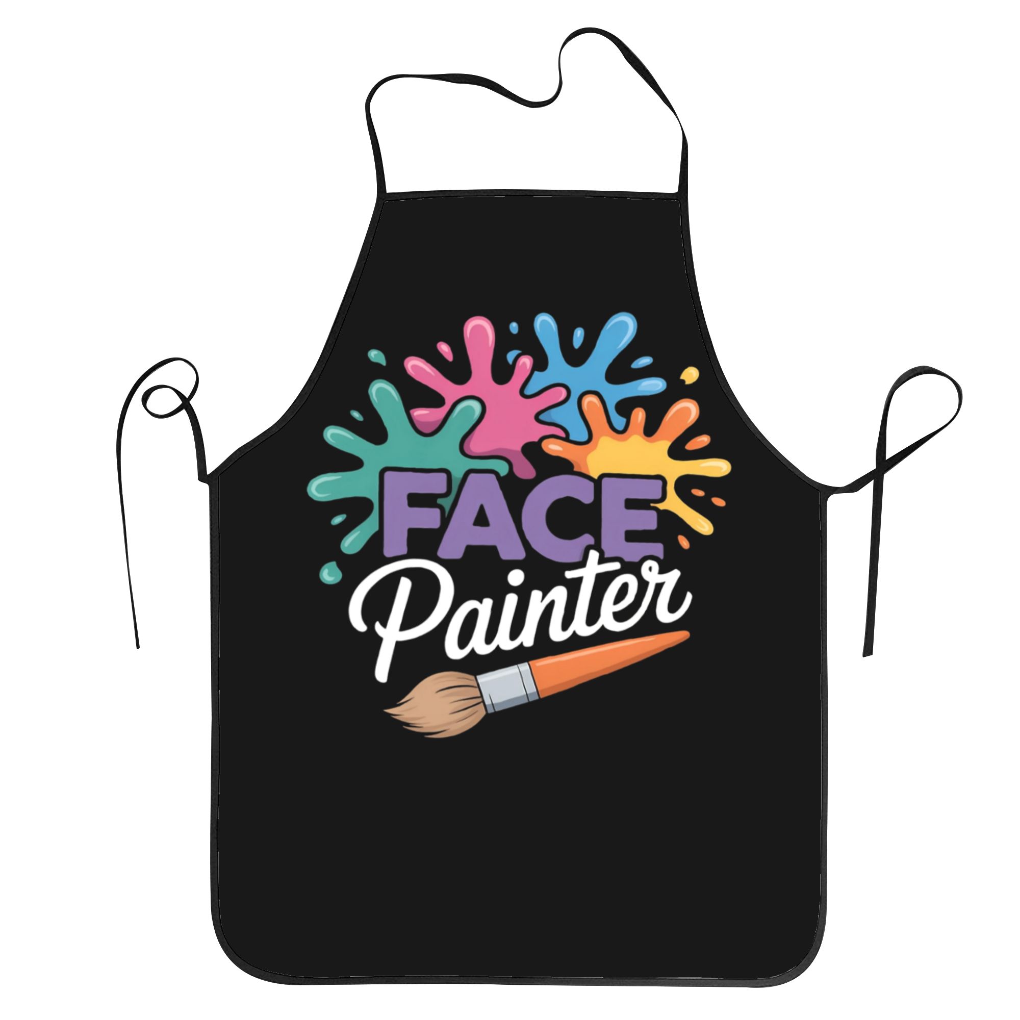 TEMU Humorous Makeup Artist For Face Painting, Featuring A Cute Girl Design. Adjustable Aprons Suitable For Men And Women, Cooking, Bbq, Nail