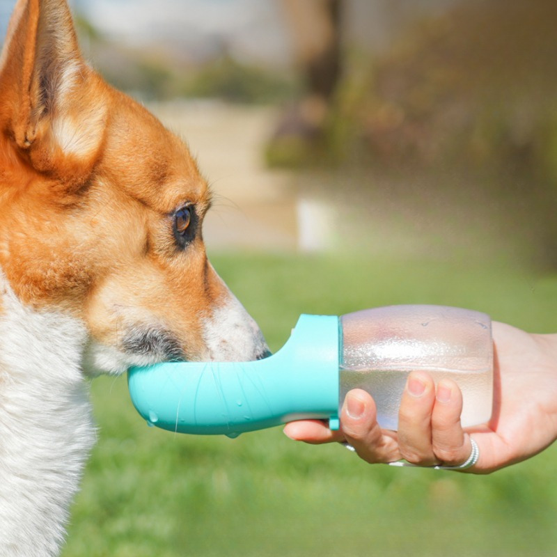 portable dog water bottle leak proof pet water dispenser with bowl suitable for travel and outdoor activities pet supplies pet feeder