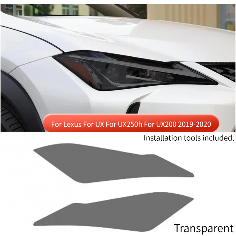품목 사진 투명 헤드라이트 필름 - 투명 헤드라이트 보호 키트 - 렉서스 ux     2019-2020용 프리 컷 tpu 투명