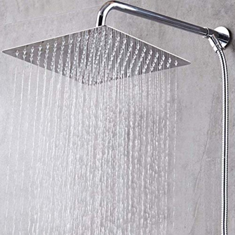 10-Inch Square Rain Shower Head with High Pressure