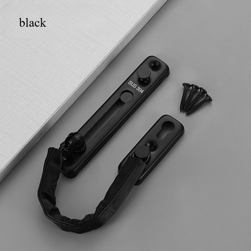 Stainless Steel Anti-theft Door Chain, Lock, Suitable Enhancing Security In Homes, Hotels, And Schools.