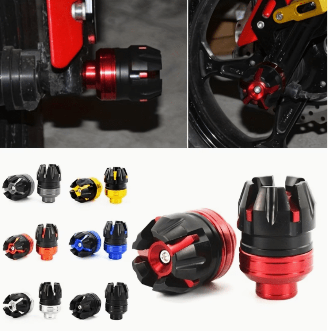 2 bucăți Cupe de protecție universale pentru amortizoarele din față, Bile -cădere pentru cadru, Protecții -cădere potrivite pentru motociclete, scutere, biciclete electrice, Accesorii de fixare pentru motociclete