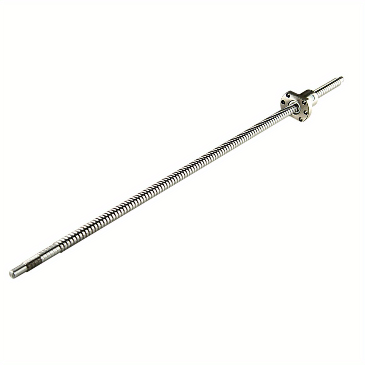 Image of Sfu2505 Stainless Steel Ball Circumferential Spindle, 1500mm, With A Single Nut Metal , Lead/pitch Of 5mm, Suitable For Cnc Machine Tools.