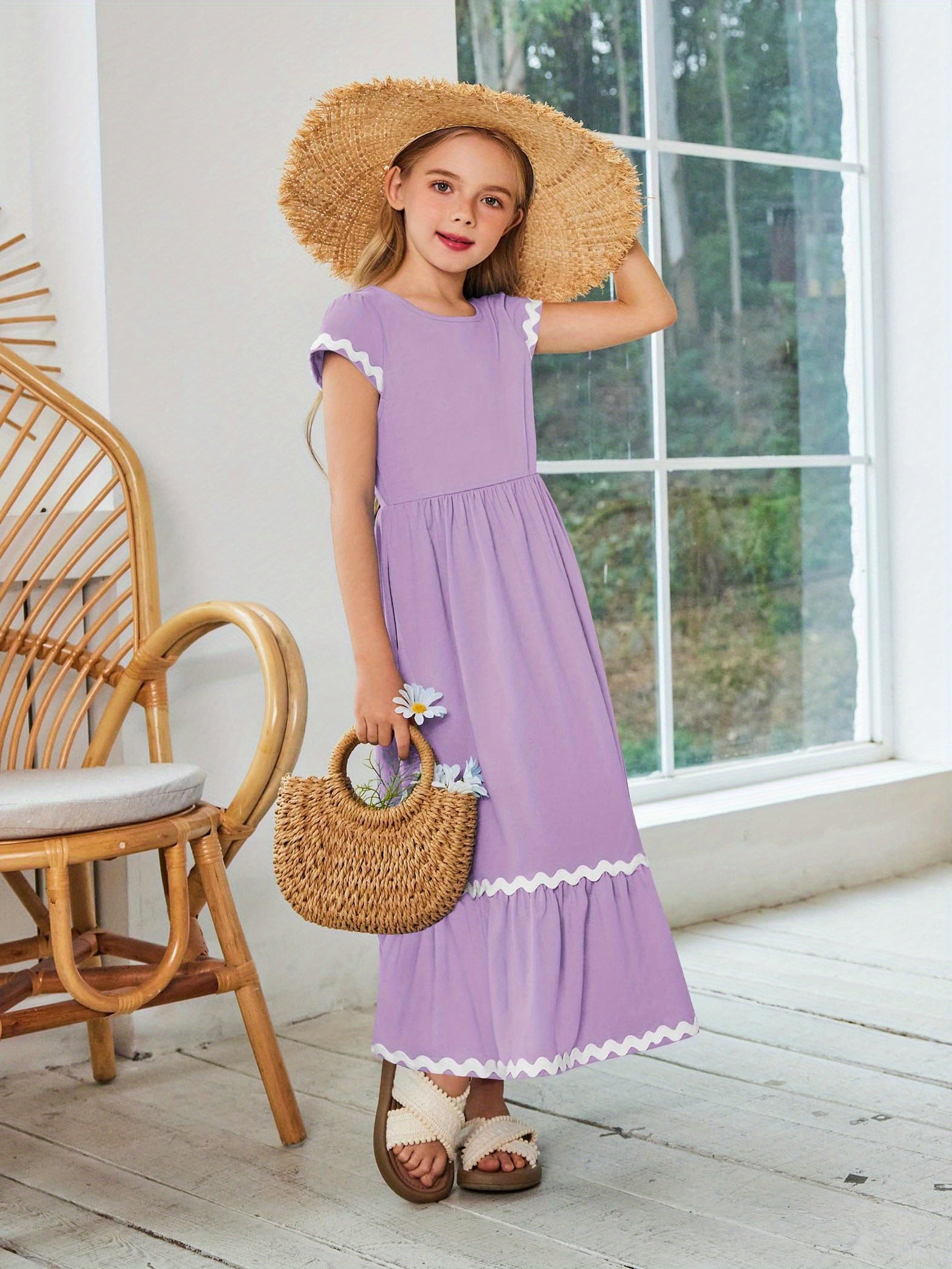 casual flowy dresses Women's Summer Maxi Dress Vestidos Sleeveless Strap Ruffle Wedding Guest Graduation Beach Party Travel Vacation Long White cool Fit Women's Sleeveless Backless A-Line Maxi