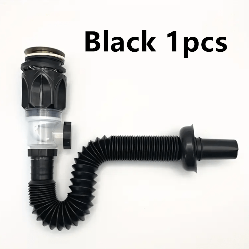 Horizontal/vertical Anti-odor Bathroom Sink Drain Pipe - Durable Plastic High Quality Wall/floor Mount Piping With Multiple For Sinks, Drainage, Efficient Water Flow