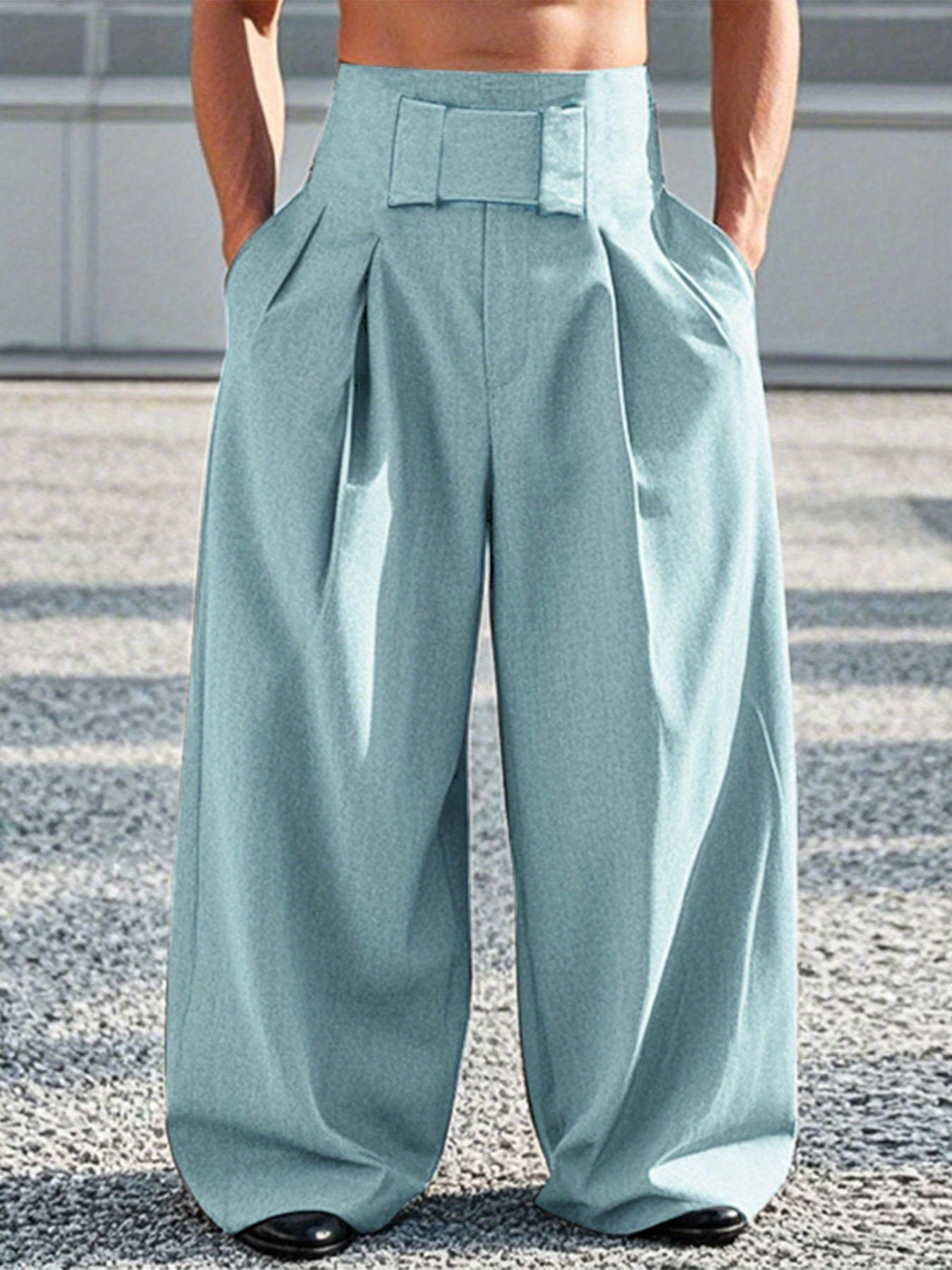 パンツ gray silver slacks baggy wide straight パンツ gray silver slacks baggy wide straight Amazon.com