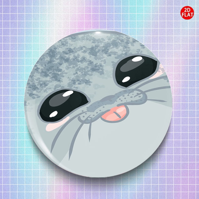 TEMU Cute 2d Flat Seal 2026 Latest Cartoon Pins/brooches/badges, Suitable For Clothing, Hats, Backpacks, And Other Small Additions - Trendy Gifts For