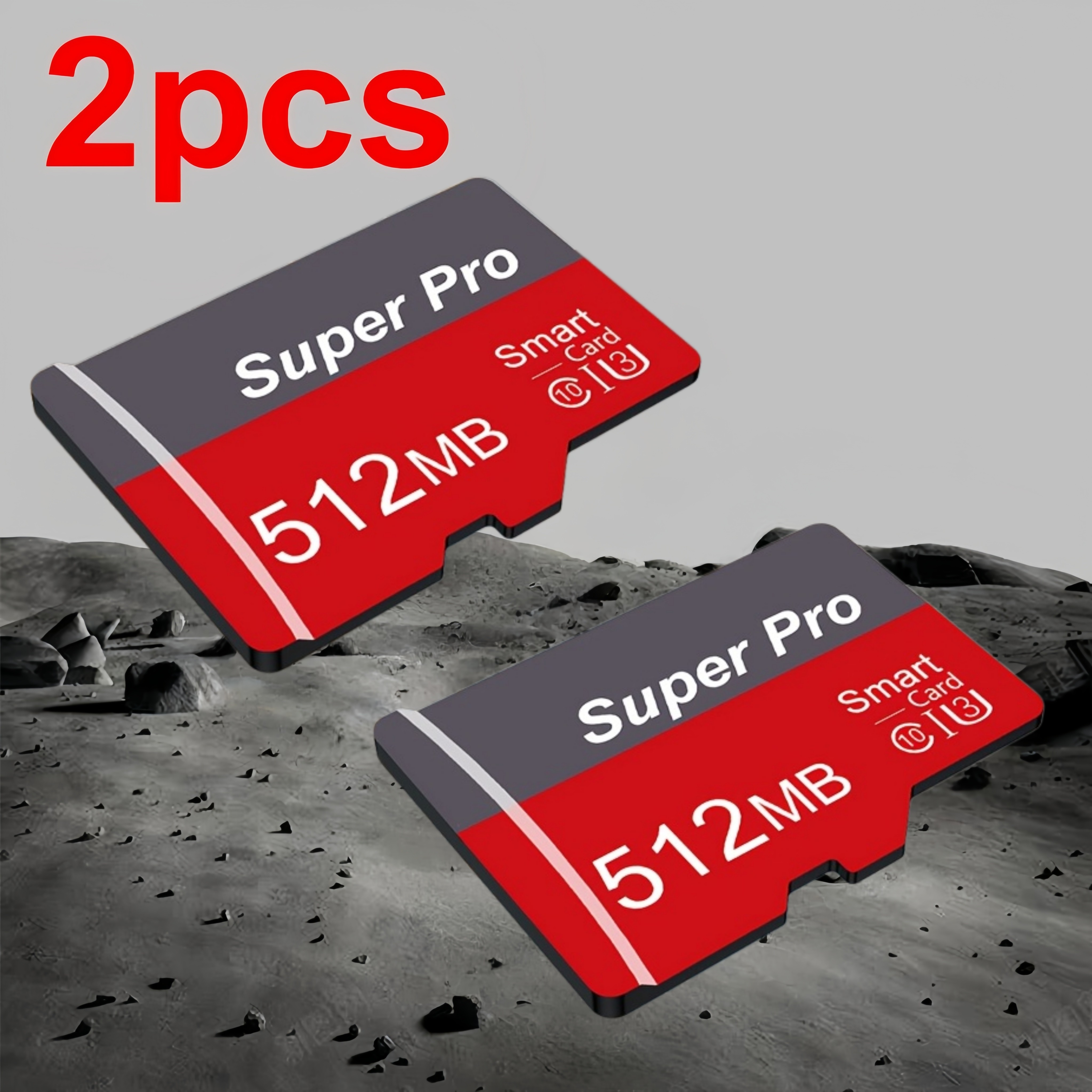 TEMU 2pcs Memory Card High Speed Flash Card 512mb 256mb 128mb 64mb A1/c10/u3 Memory Memory Card Tf/sd Card For Tablet/camera/mobile