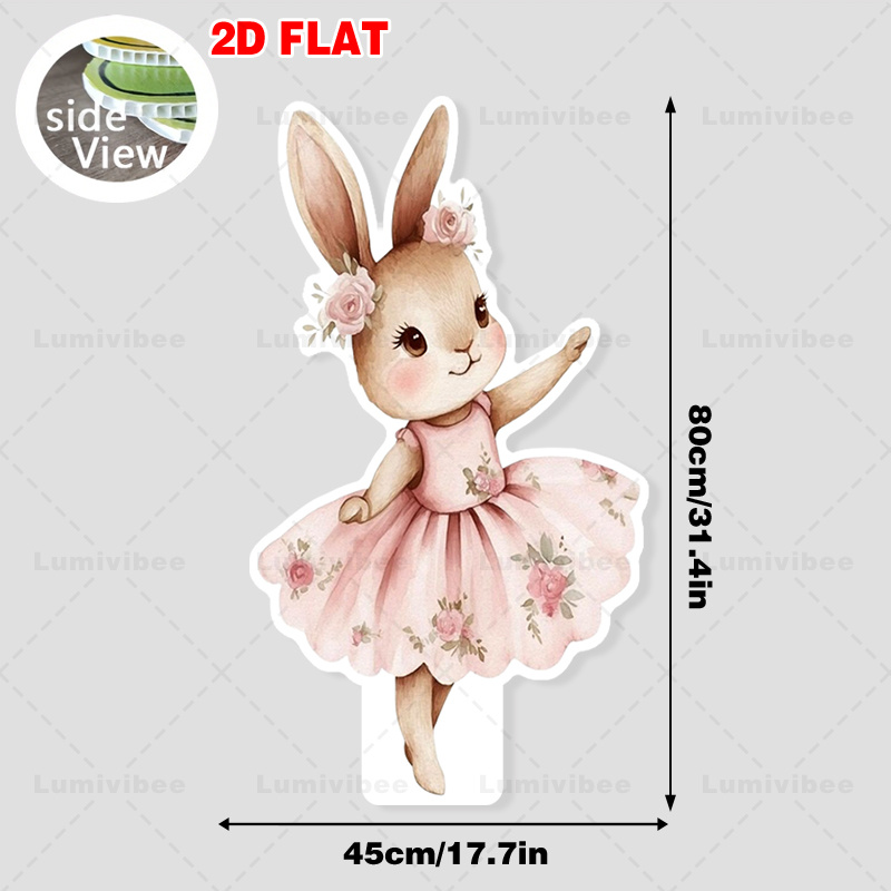 TEMU 2D Plat, 2D Plat, 1pc Standee Plat Fête d'Anniversaire Photo Booth Carton Découpes Rétro Floral - Matériau en Résine Durable, Utilisé pour la