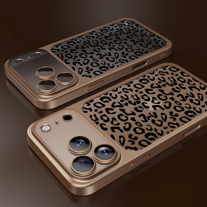 E-shop Handyhülle: SN Schwarzes Leopardenmuster Neue matte PC-Handyhülle, kompatibel mit Apple iPhone 17/16/14/15, 11, 12, 12 Pro, , 13, 13 Pro, 13 Pro
