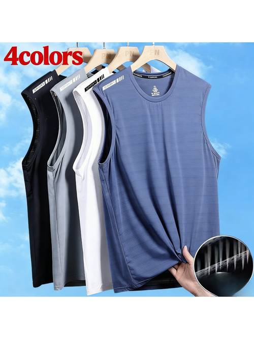 new quick tank breathable sleeveless t shirt mesh breathable high quality fabric prevents deformation suitable for occasions suitable for teenagers for teenager for teenager