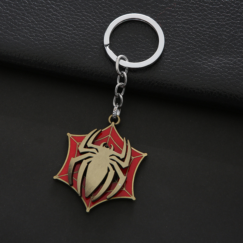 TEMU Portachiavi girevole Marvel 1 pz per borse, portachiavi serie supereroi, ciondolo per a animati, portachiavi Avengers per donna, portachiavi per