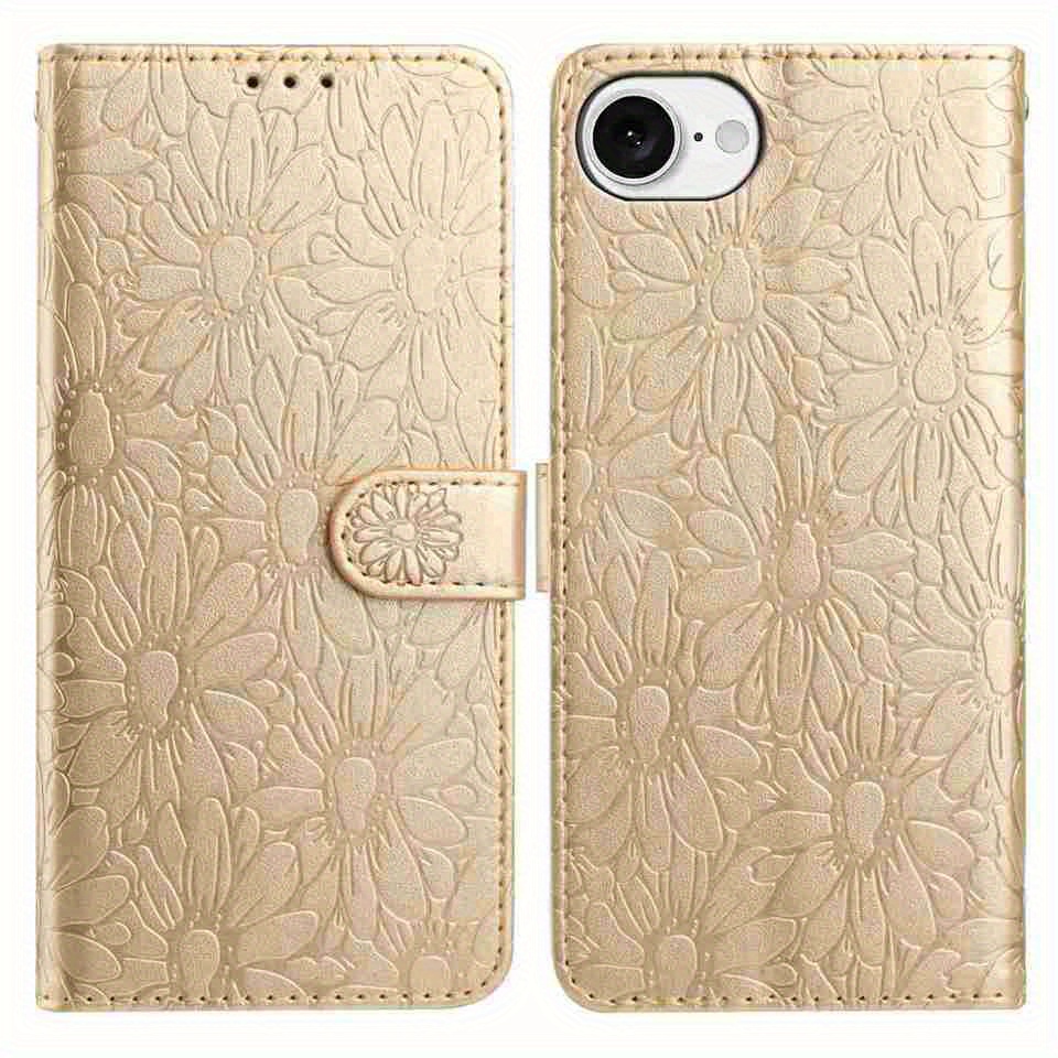 TEMU Phone Case - A Stylish And Minimalist Wallet Case With A , Suitable For Iphone 16 E/se4/16 Pro Max/15 Plus/14 Pro/13/12/11