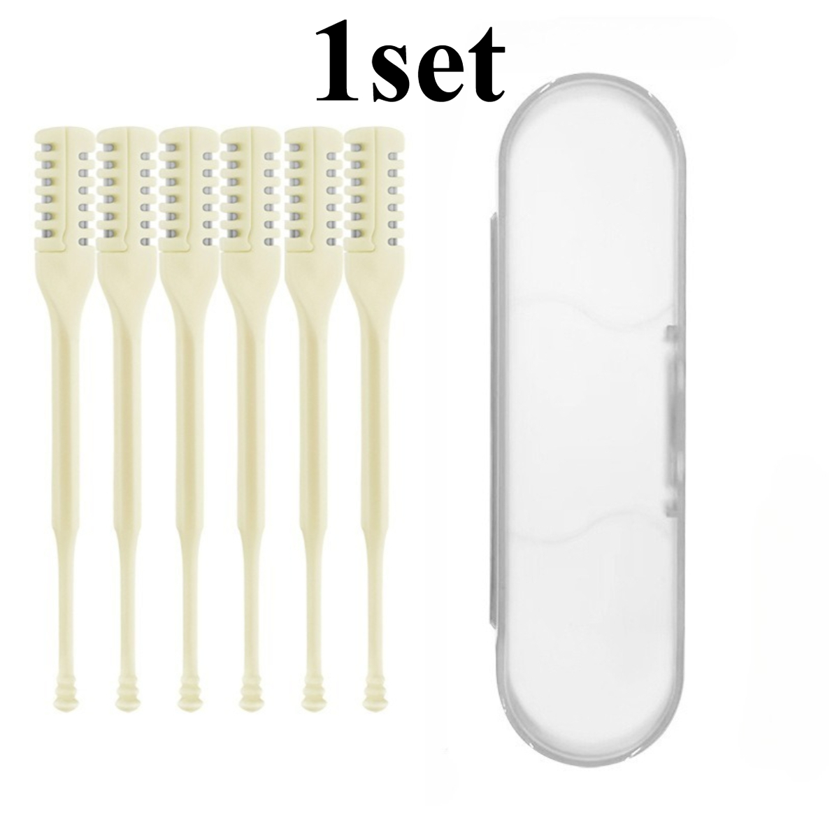 TEMU Double Sided Knife Nose Scraper With Storage Box, Men's And Women's Portable Manual Nose Scraper Kit, 360 Degree Rotating Nose Clipper - Nose Care Tool