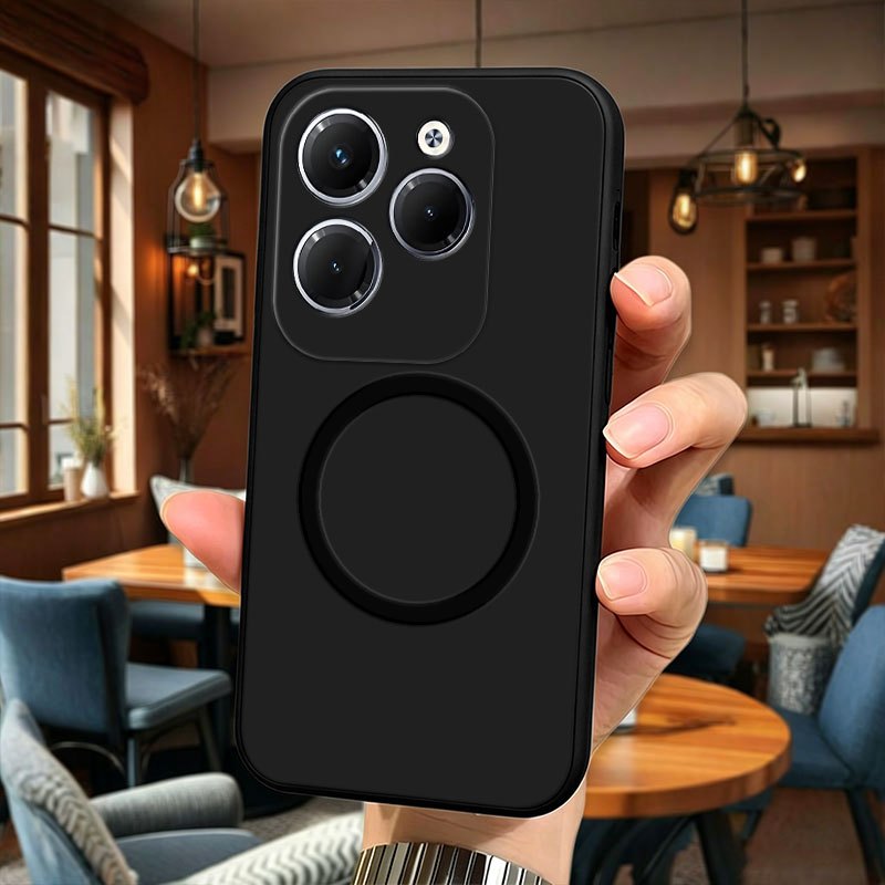 TEMU Funda para Teléfono - Funda Compatible con Infinix Hot 40/40Pro/40I Antideslizante a Prueba de Golpes Cubierta Protectora Magnética para Infinix