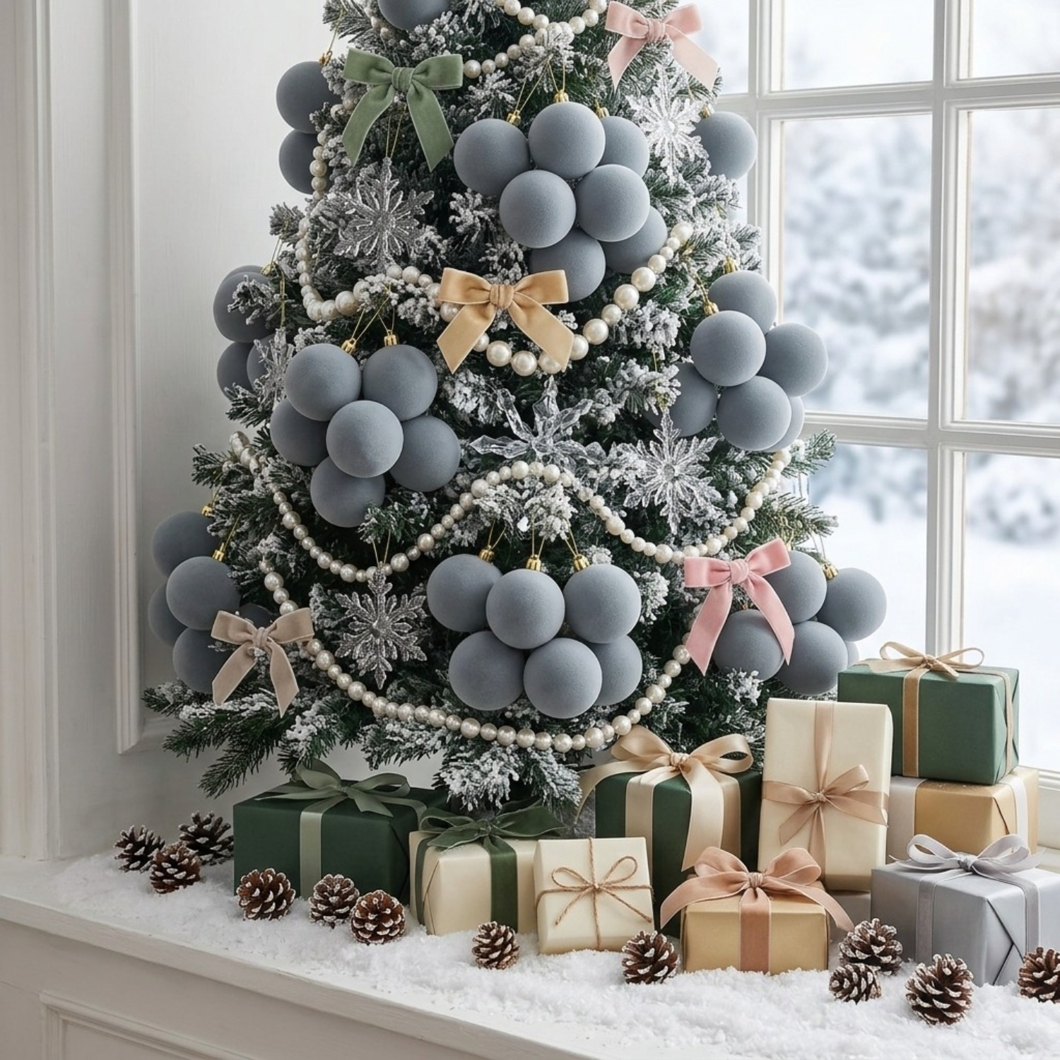 TEMU This 17pcs Velvet Christmas Ball Ornament Set Is A Luxurious, Shatterproof Christmas Tree Decoration, An Elegant Hanging Ornament, And Décor,