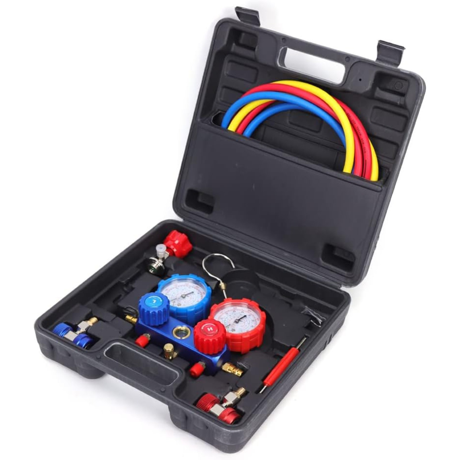 Image of Air Conditioning Tool Set, Refrigerant Manifold Diagnostic Tools, Ac Air Conditioners For Refrigerant R134a R410a R32