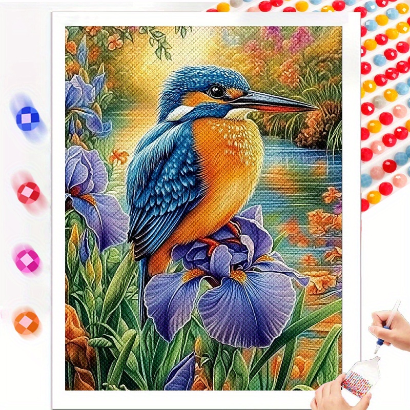 MXJSUA DIY 5D Diamond Painting Kit, 5D diamond art full drill Crystal Embroidery Cross Stitch Magic Tree Reflection Arts Craft for Canvas Wall Decor