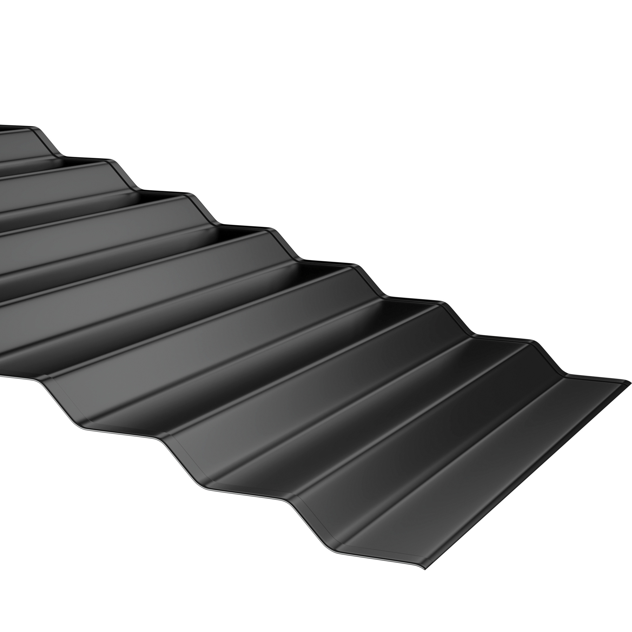 Lawn Edging Metal Flower Bed Edging Wavy Galvanised Flower Bed Edging 0. 3mm Thick Flexible Mowing Edging Black Garden Fence